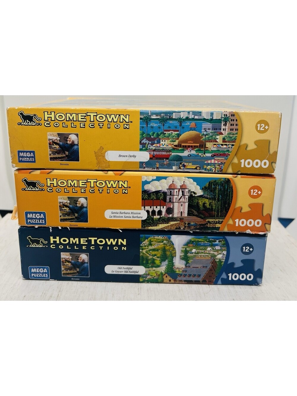 Hometown Collection Jigsaw Puzzle 1000 piece mega faithful derby city lot